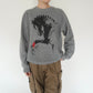 90s Printed Sweater Made in USA