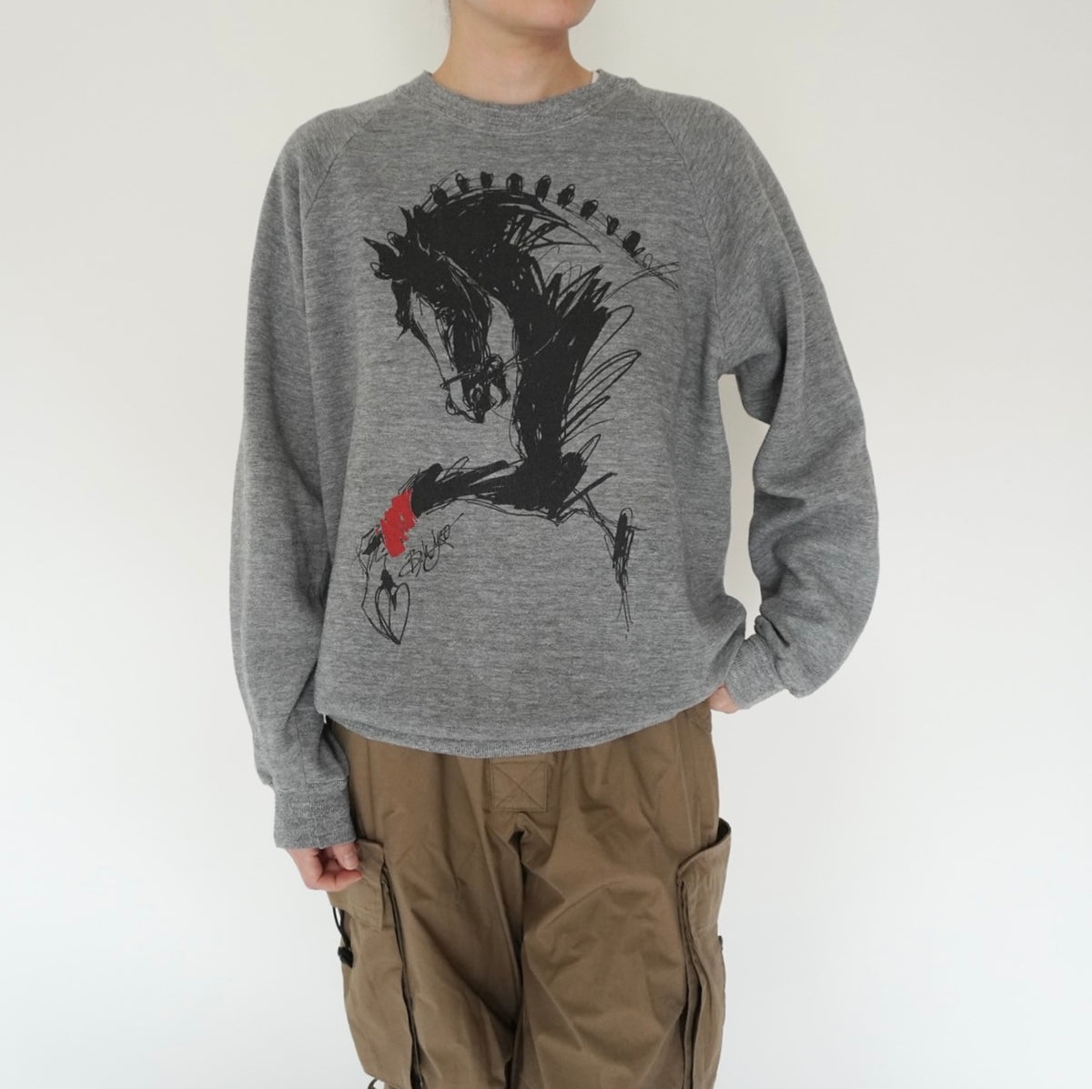 90s Printed Sweater Made in USA