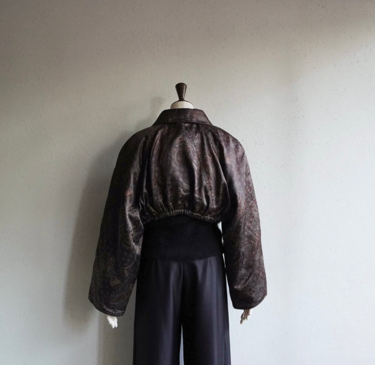 90s Paisley Cropped Jacket Made in Italy