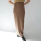 90s Ribbed Maxi Skirt
