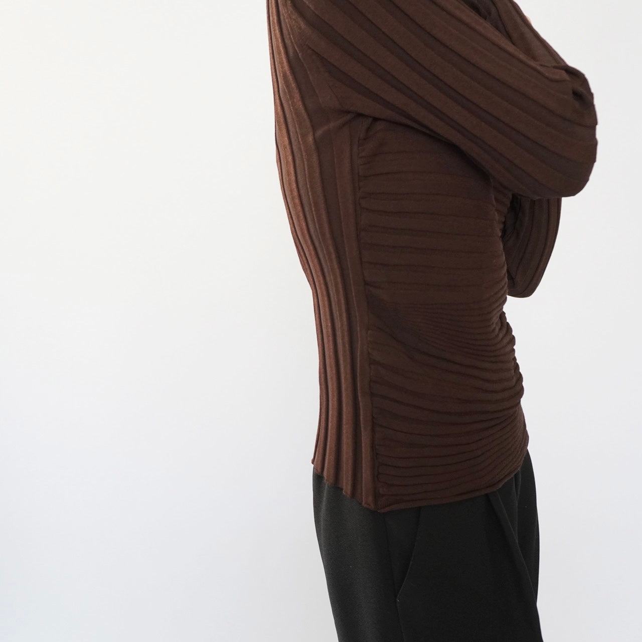 90s Wavy Ribbed Top