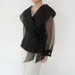 90s Sheer Design Blouse