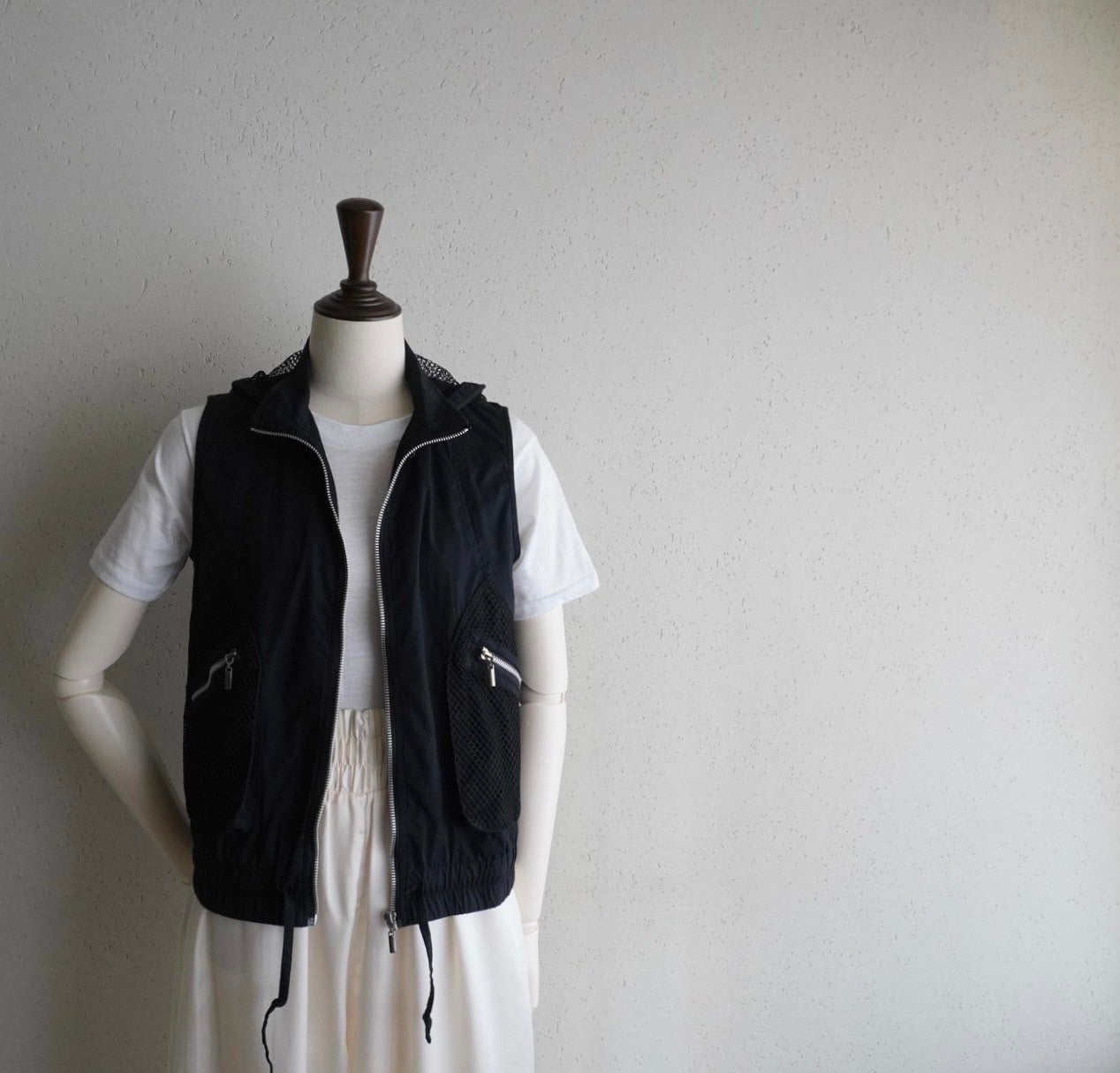 90s Mesh Design Cotton Vest