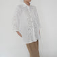 90s Linen Lace Shirt Made in Italy