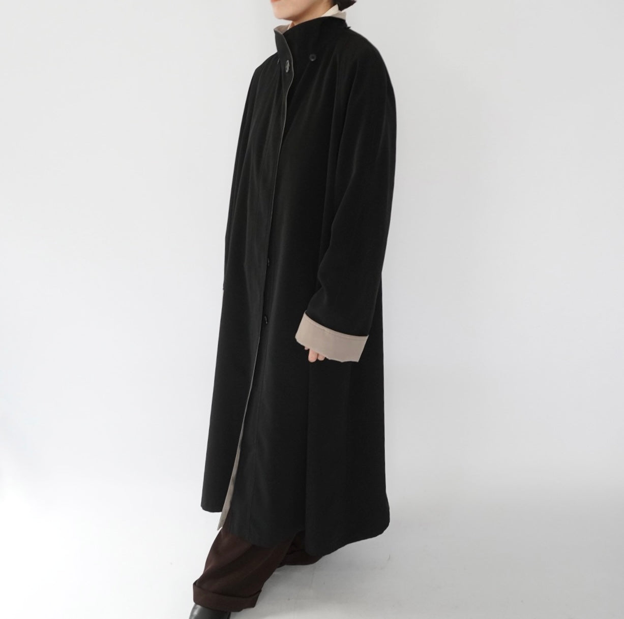 90s Black Light Coat