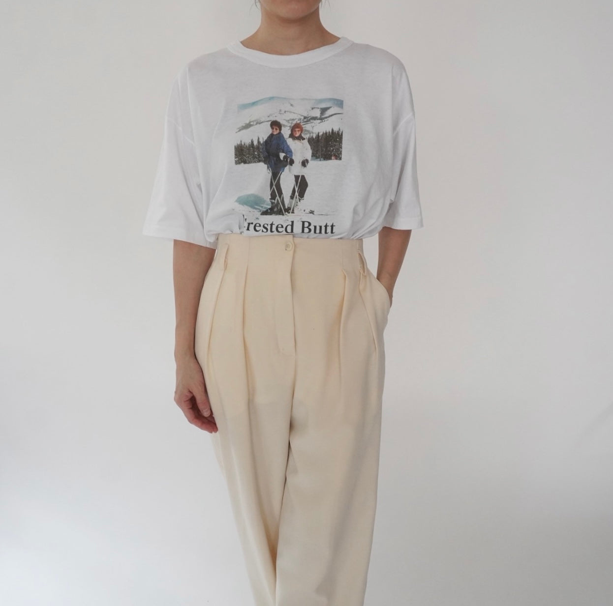 90s Photo Printed T-shirt Made in USA
