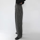 80s Black White Striped  Pants Made in Italy