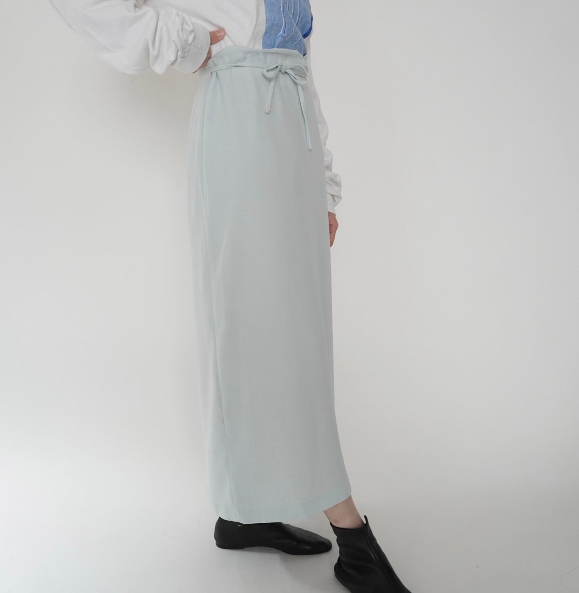 90s Light Blue Skirt