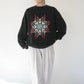 90s Patchwork Design Sweater Made in USA