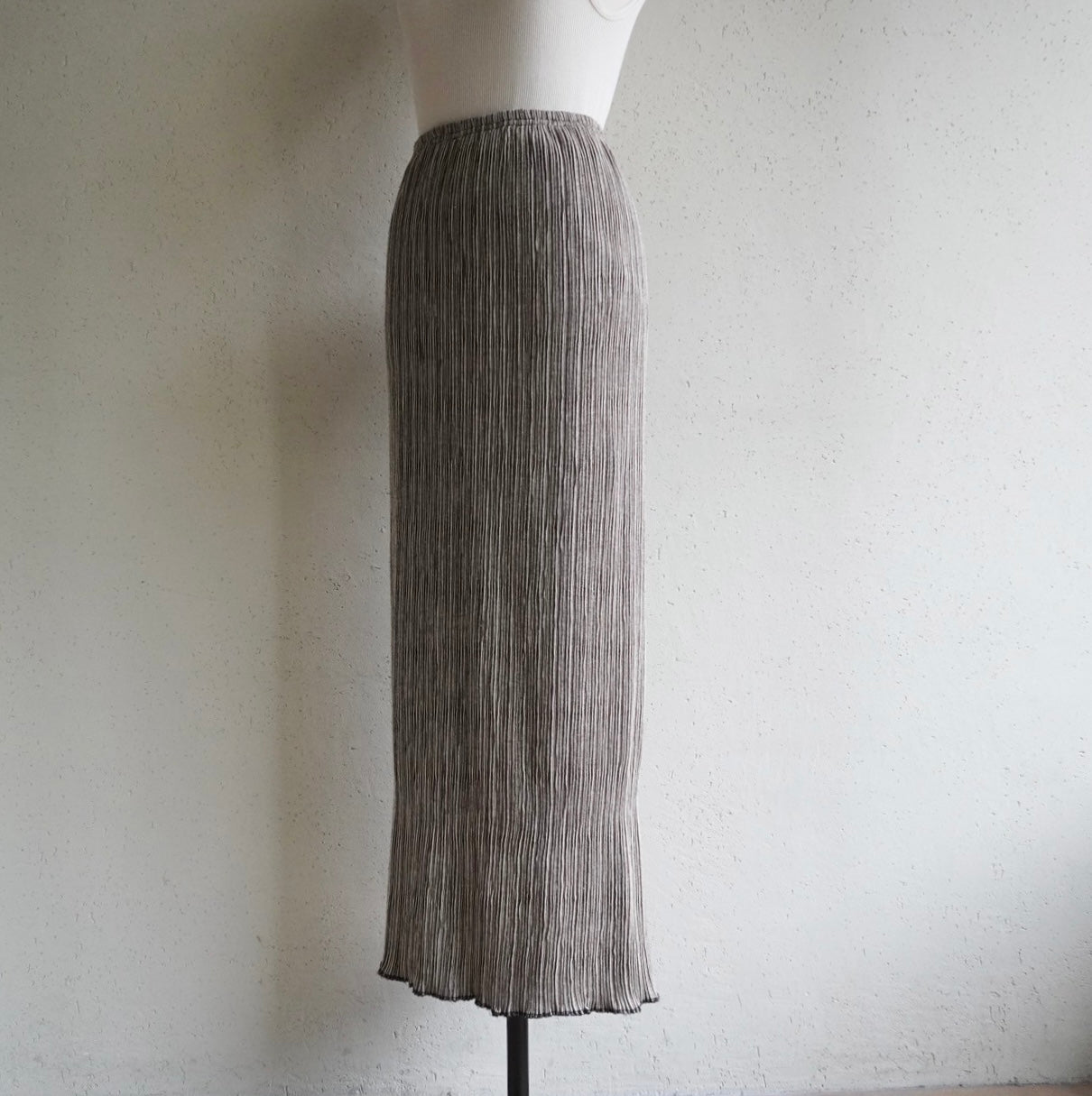 90s Pleat Skirt Made in France