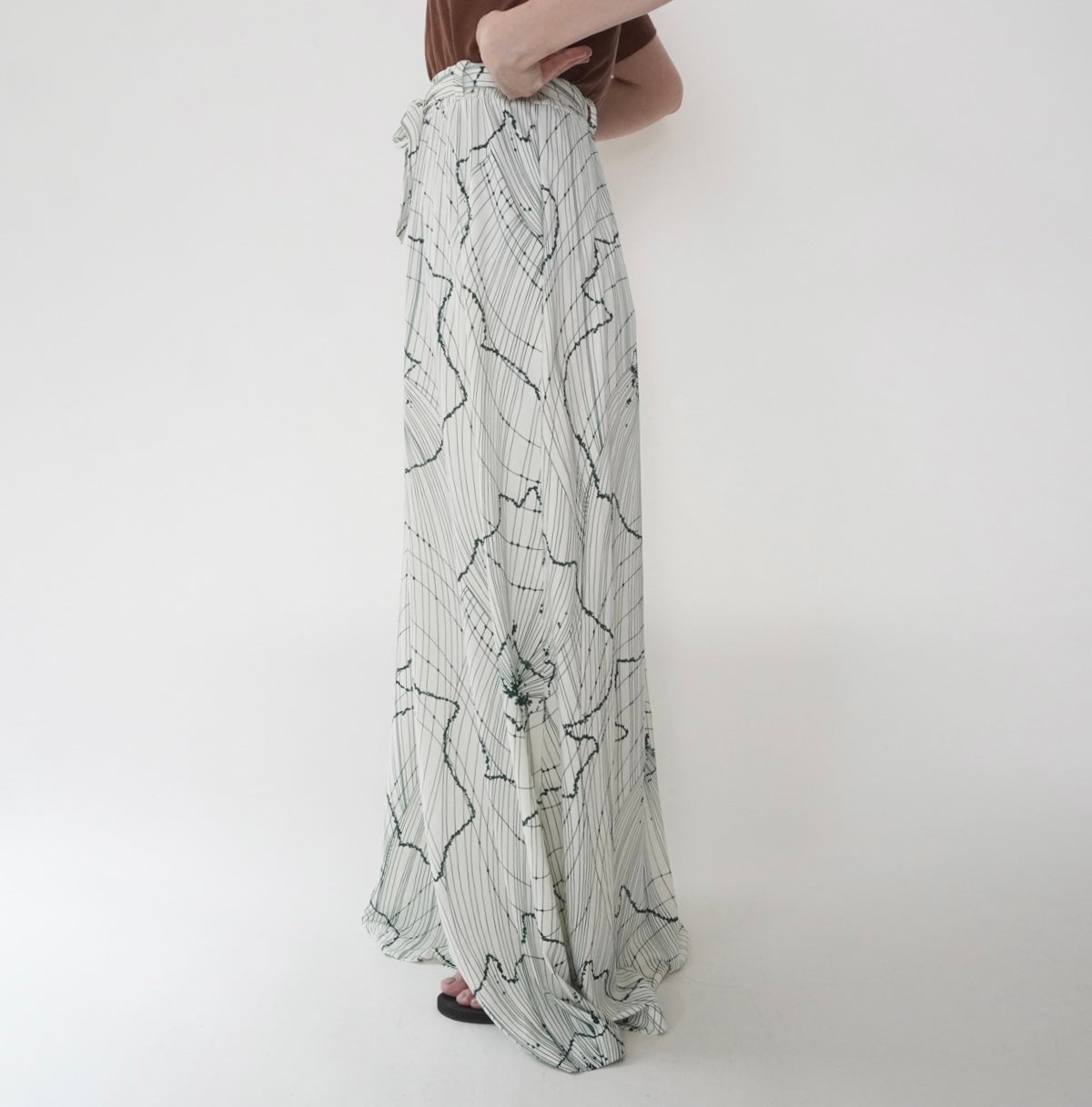 70s Pattern Skirt Made in Canada