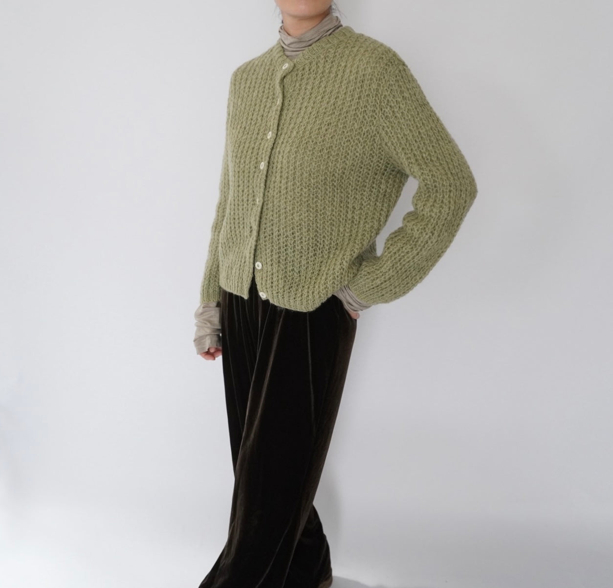 80s Mohair Knit Cardigan