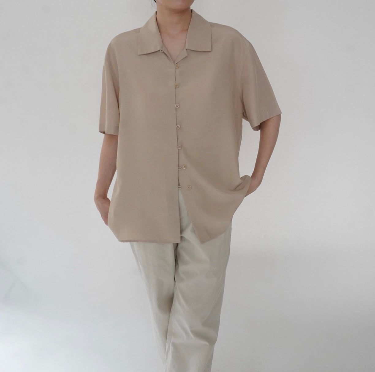 90s Button Design Shirt