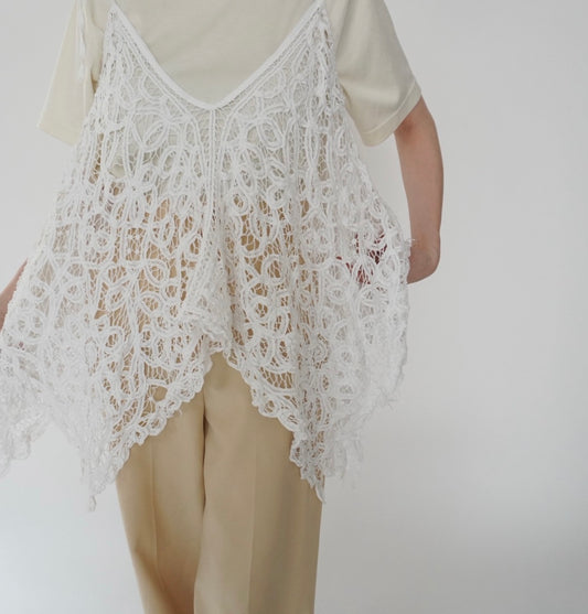 00s Lace Design Top