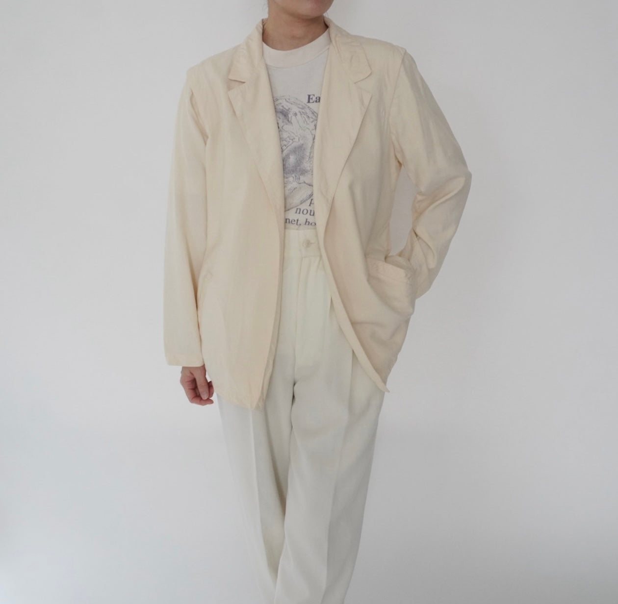 90s Silk Light Jacket