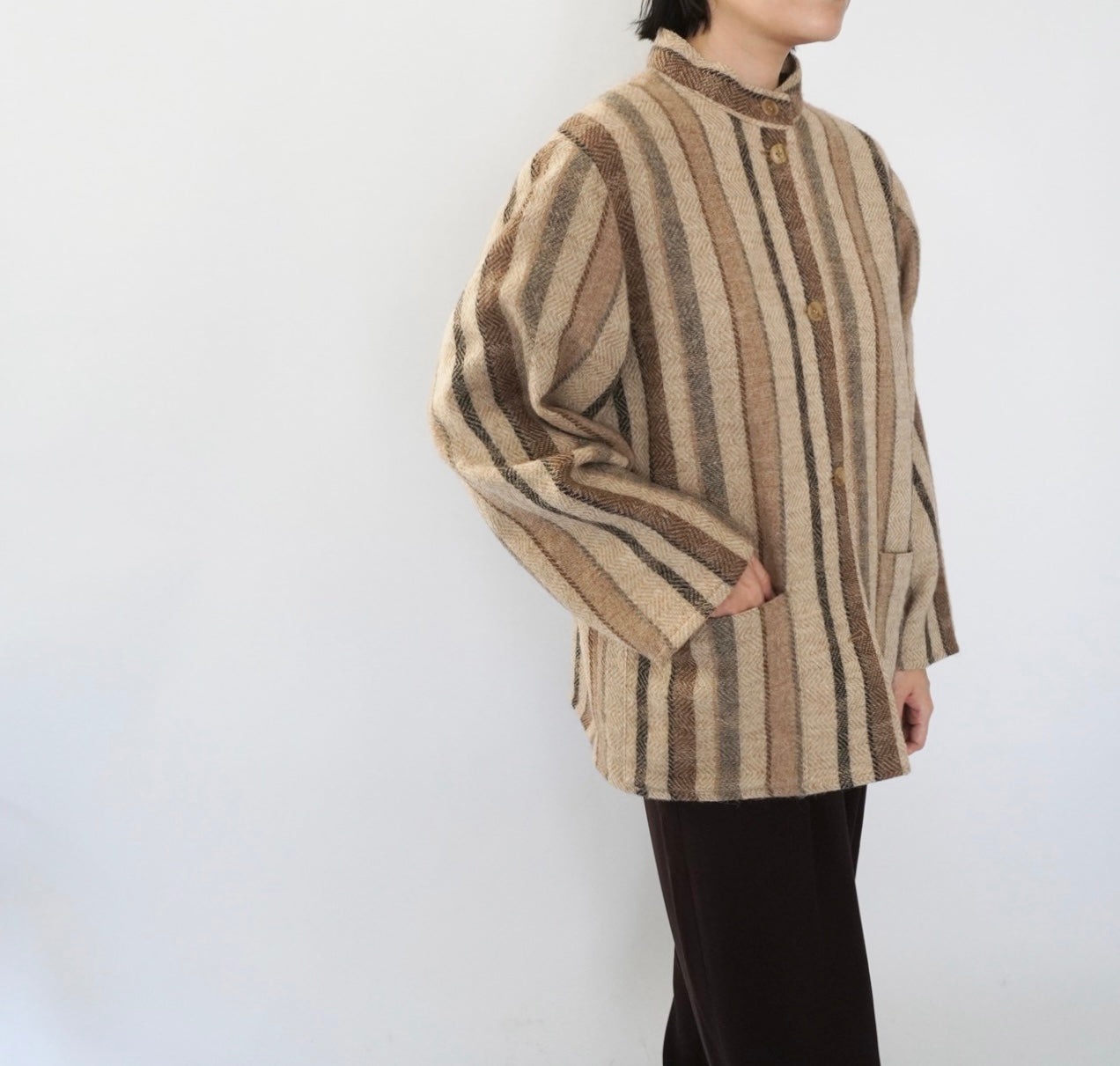 90s "Rodier Paris" Wool Jacket Made in France