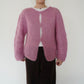 80s Pink Knit Cardigan
