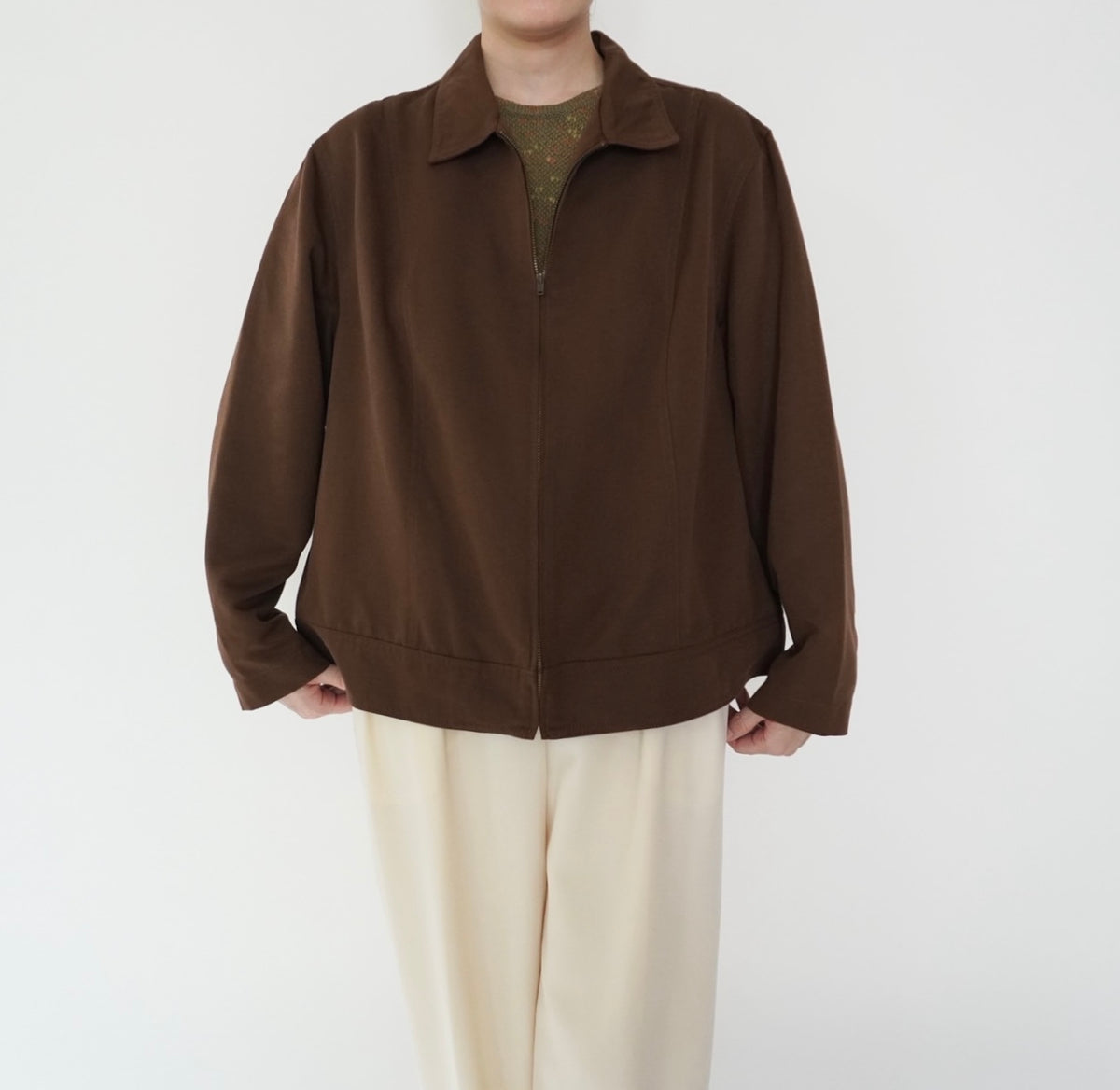 90s Brown Light Jacket