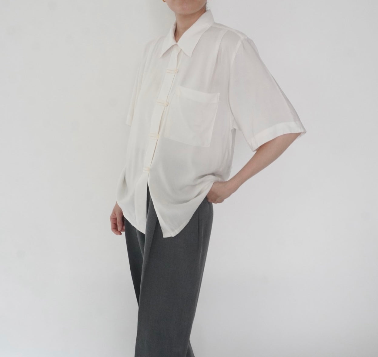 90s Design Rayon Shirt