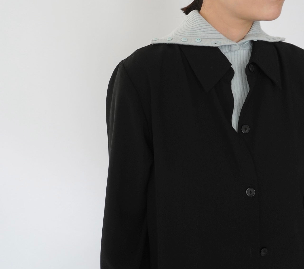 90s Design Ribbed Top Made in Italy