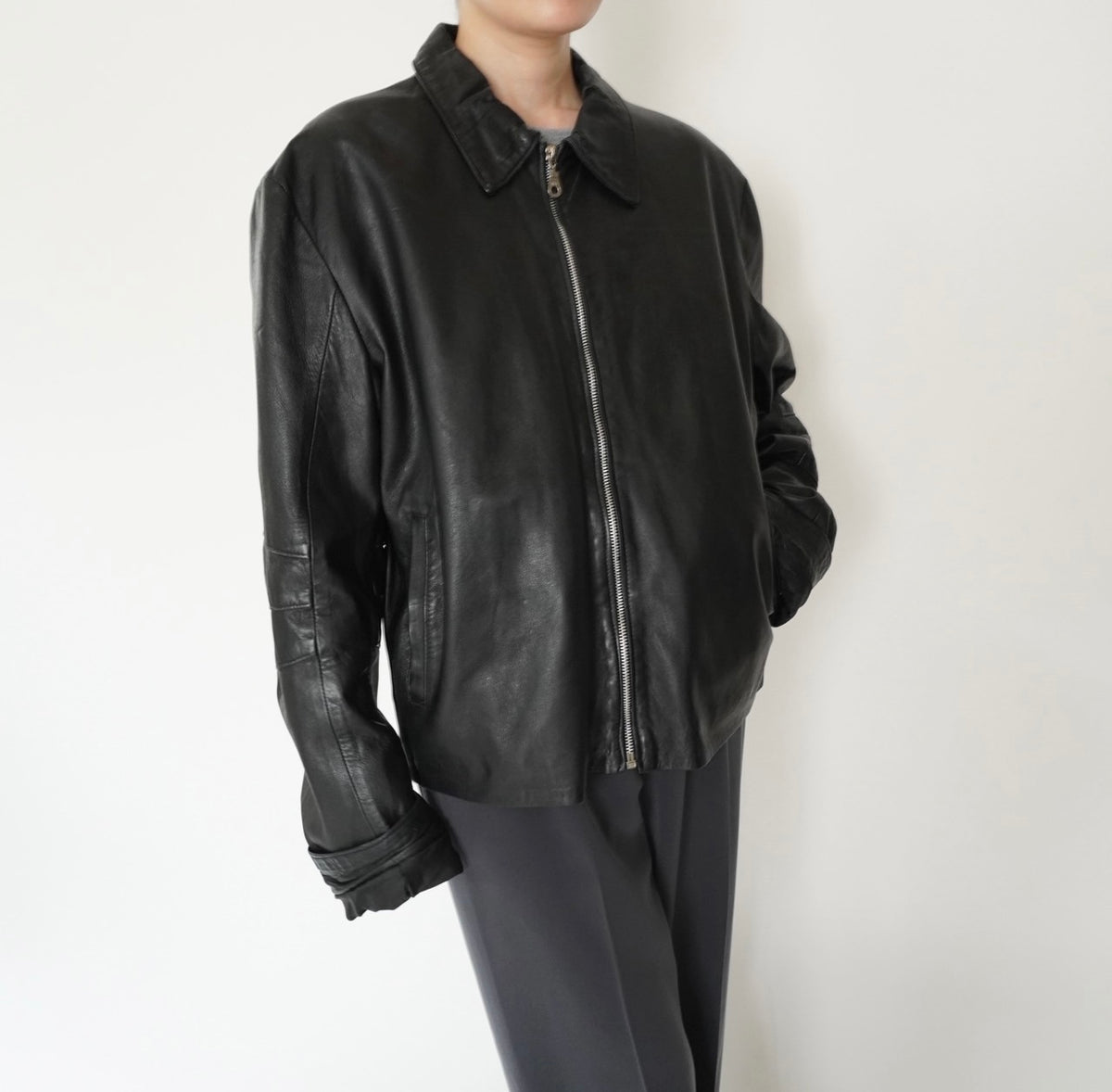 90s Leather Jacket Made in Italy