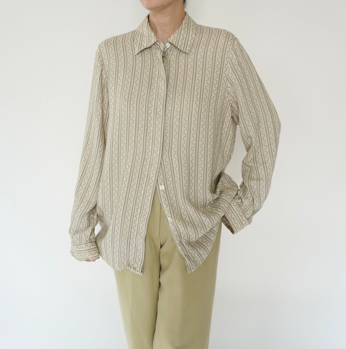 90s Pattern Shirt Made in Italy