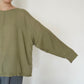 90s Khaki Rayon Blouse