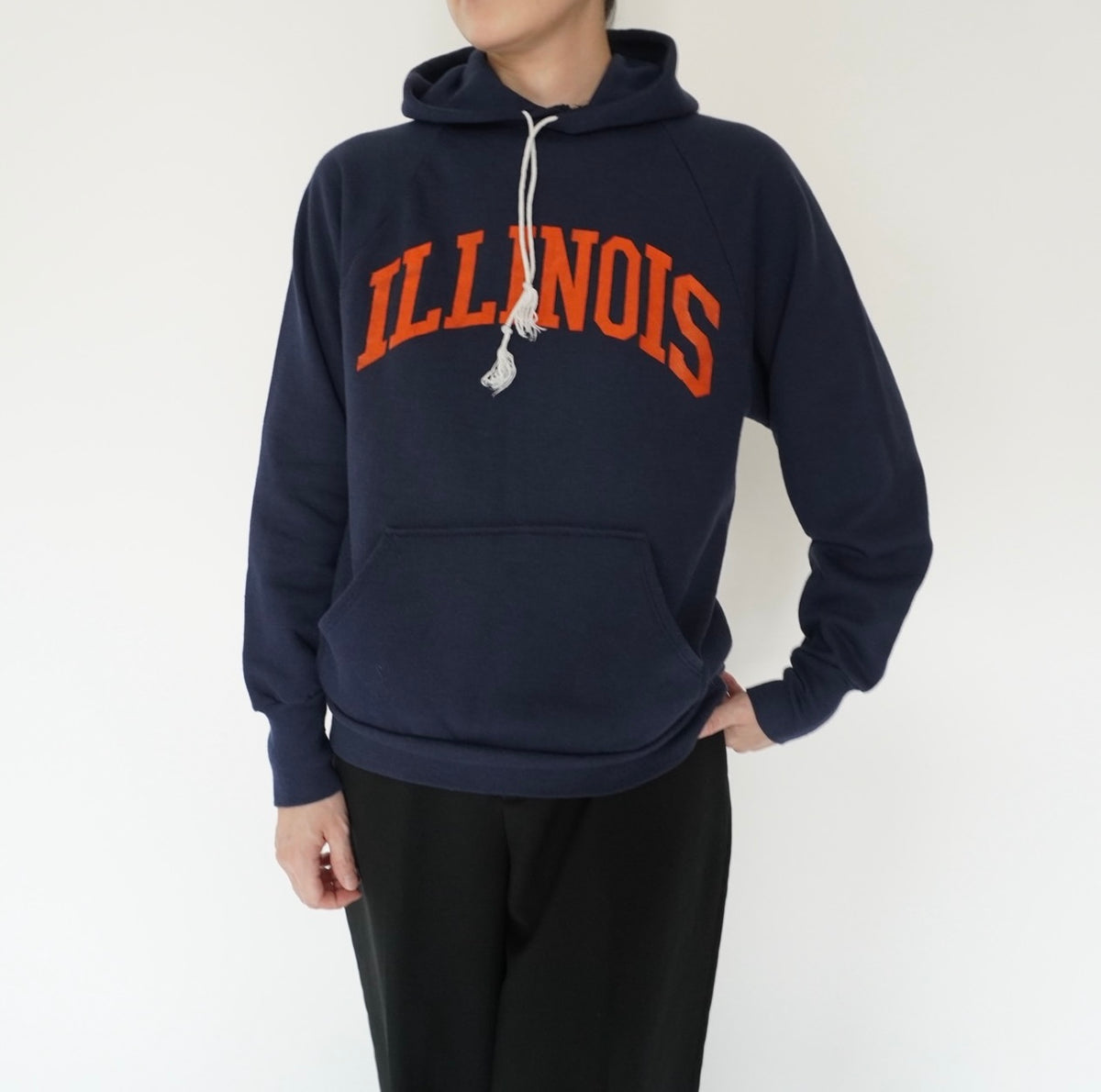 80s Hooded Sweater Made in USA