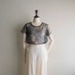 90s Printed Sheer Top