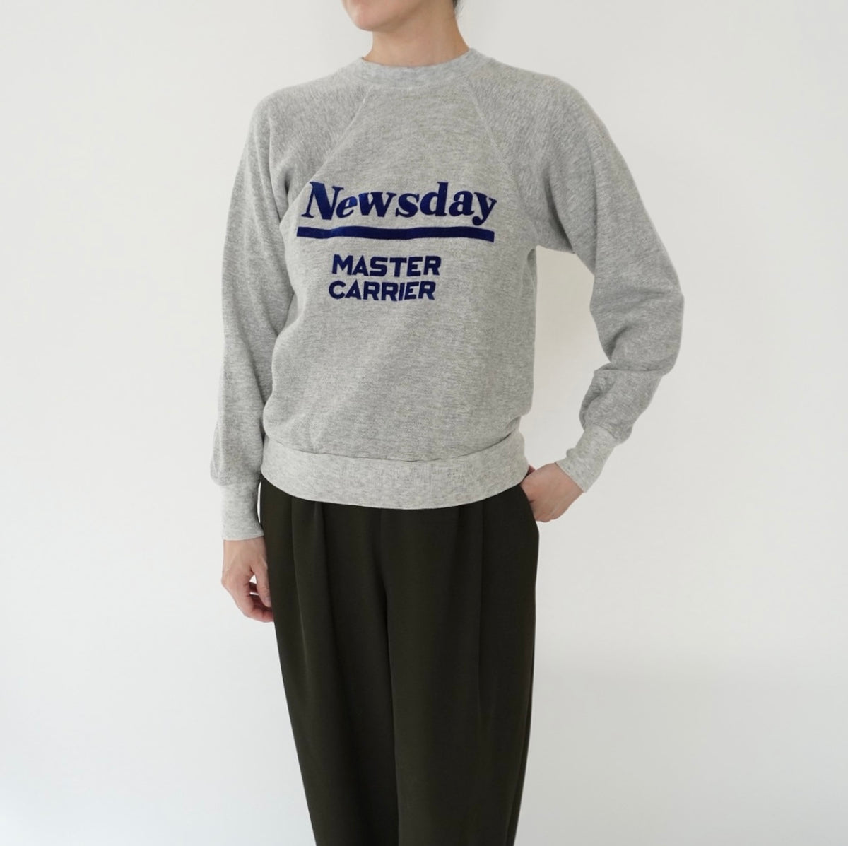80s Printed Sweater Made in USA
