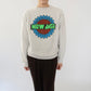 90s Printed Sweater Made in USA