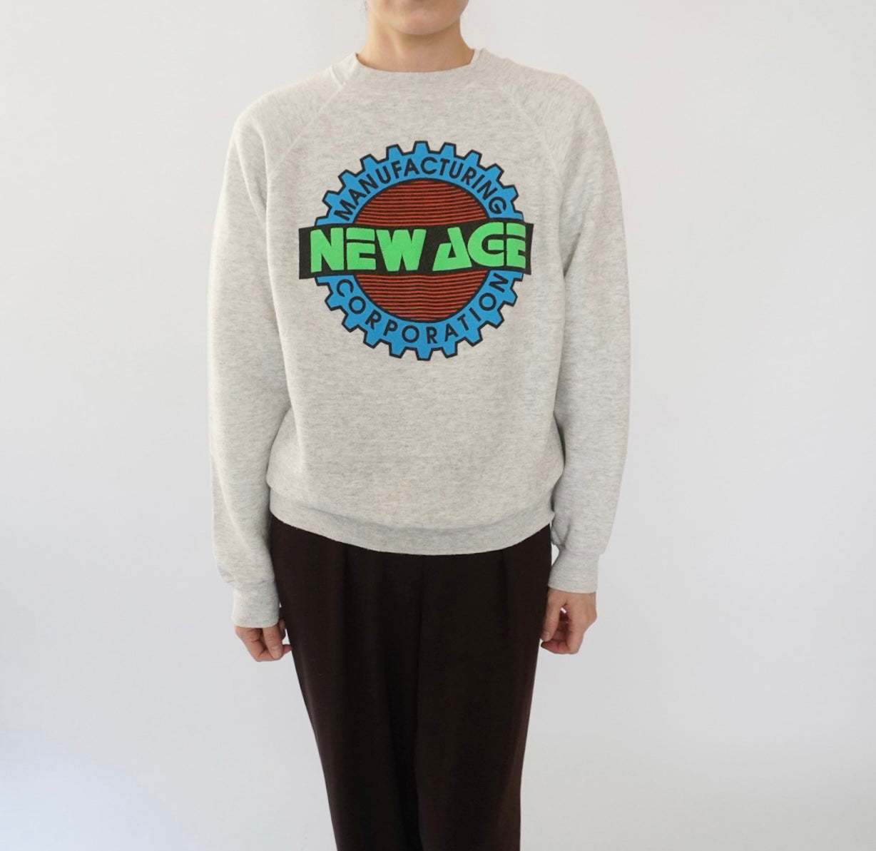 90s Printed Sweater Made in USA
