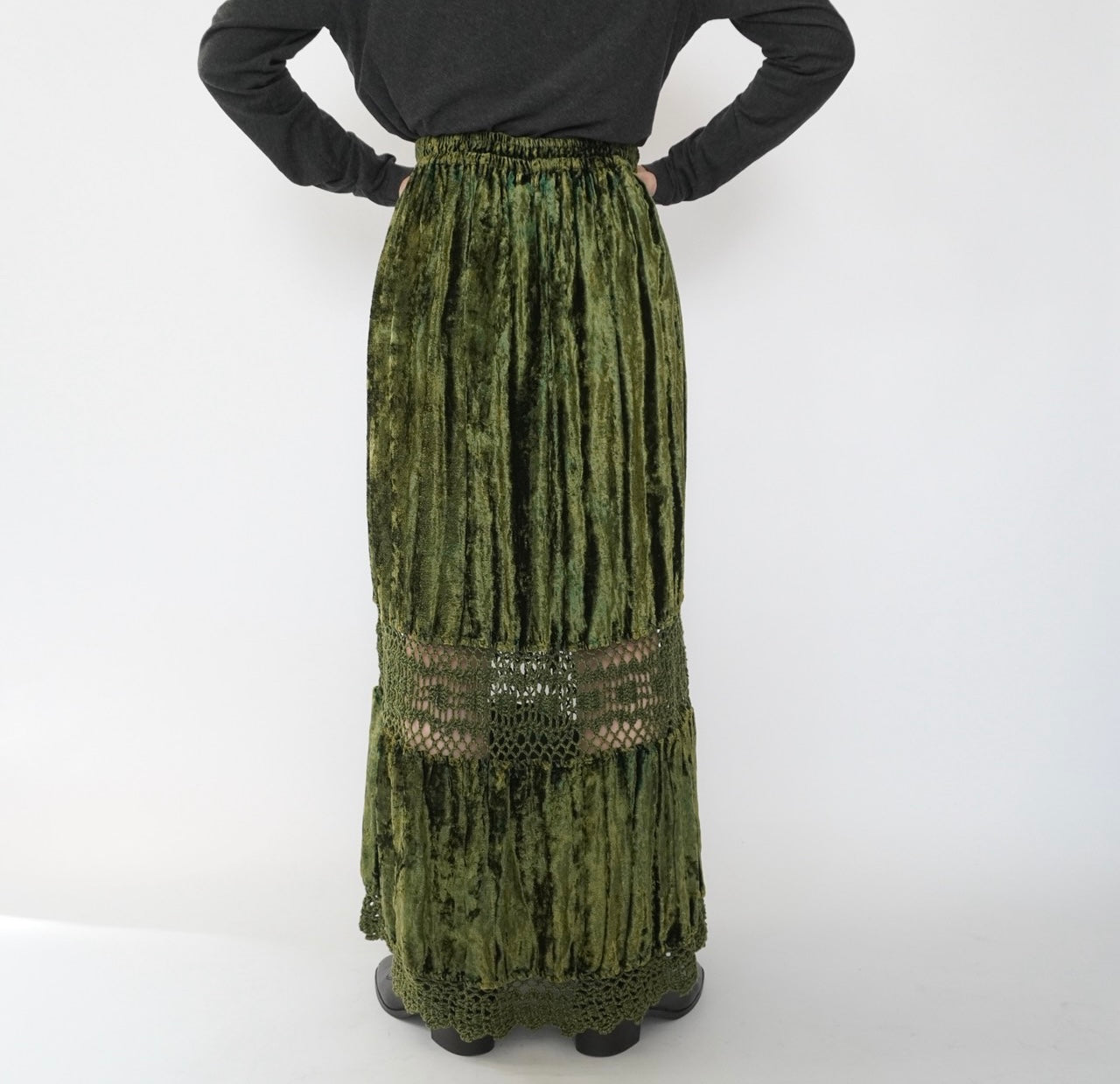90s Velour Skirt