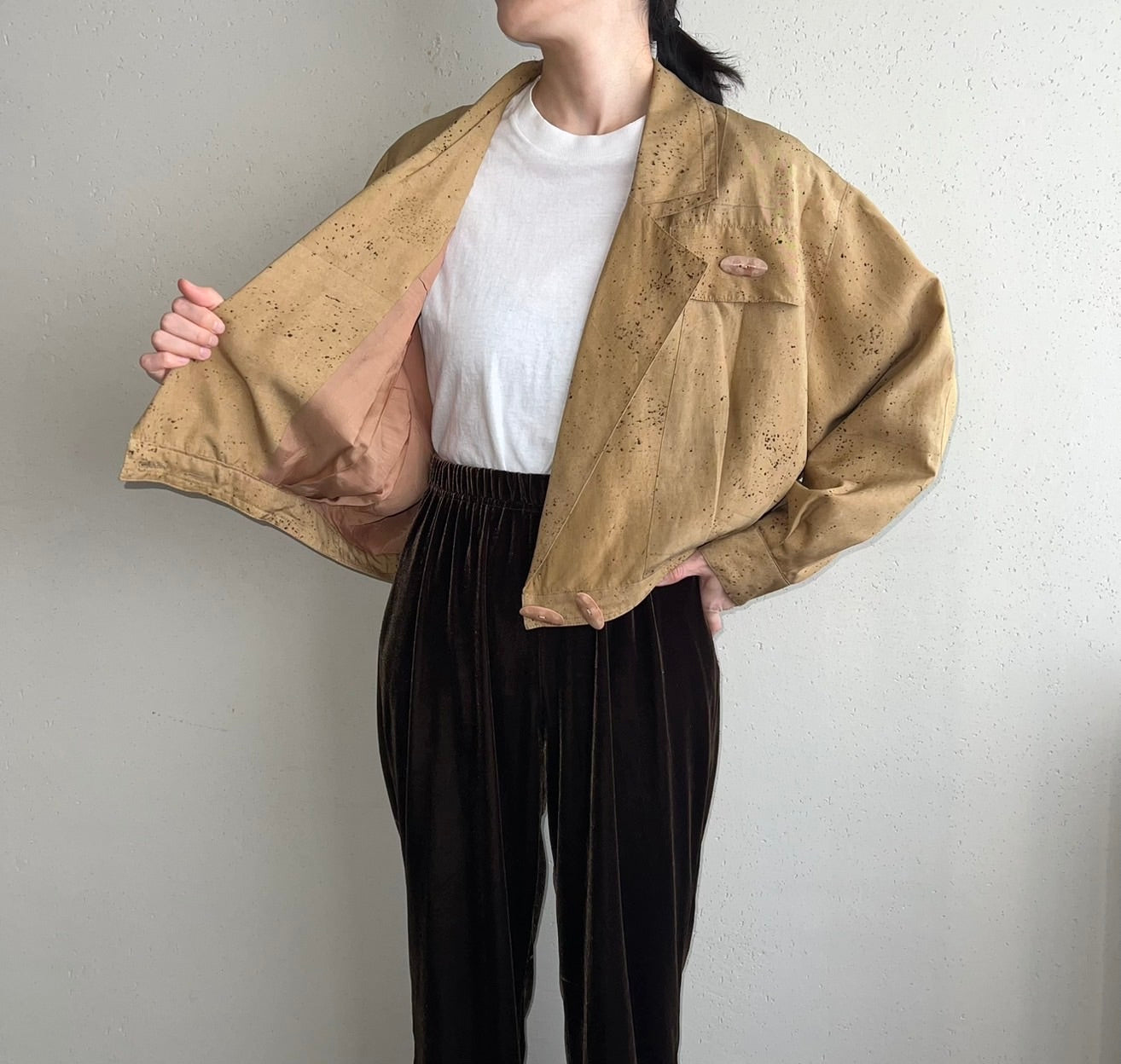 90s Silk Design Jacket