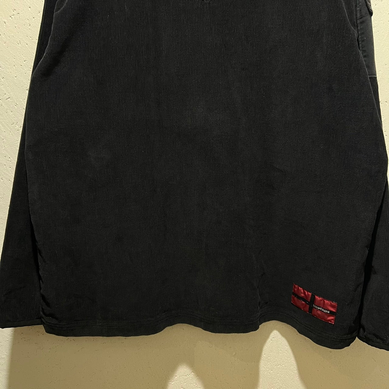 90s Half Zip Corduroy Top
