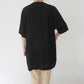 90s Black Long Blouse