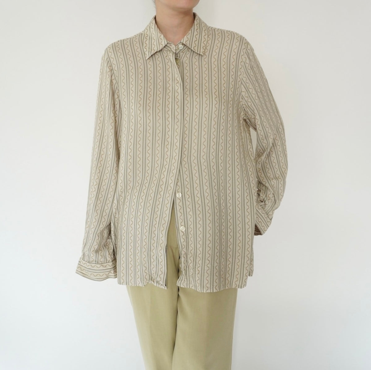 90s Pattern Shirt Made in Italy