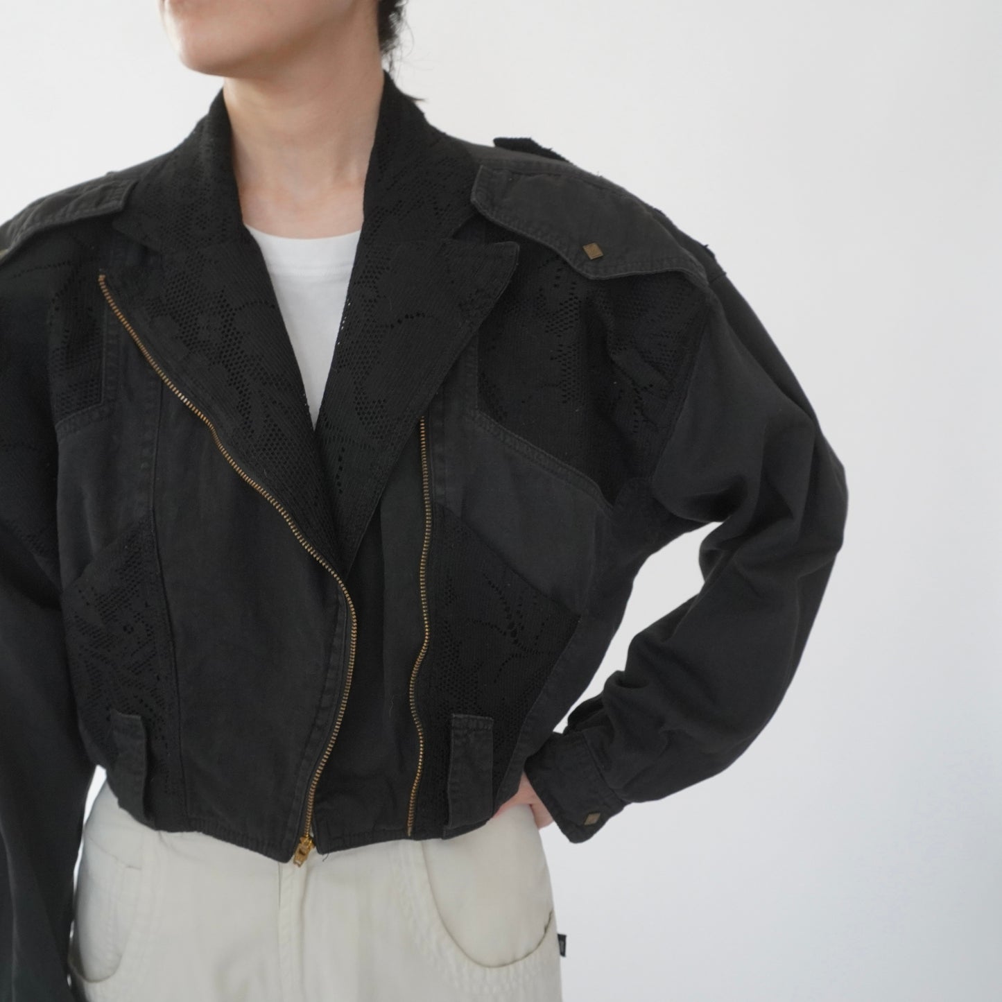80s Lace Design Jacket