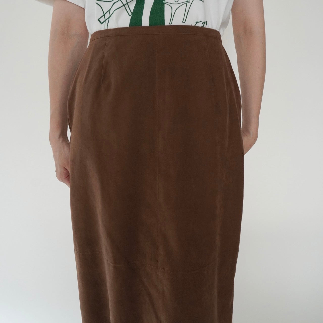 90s Brown Skirt