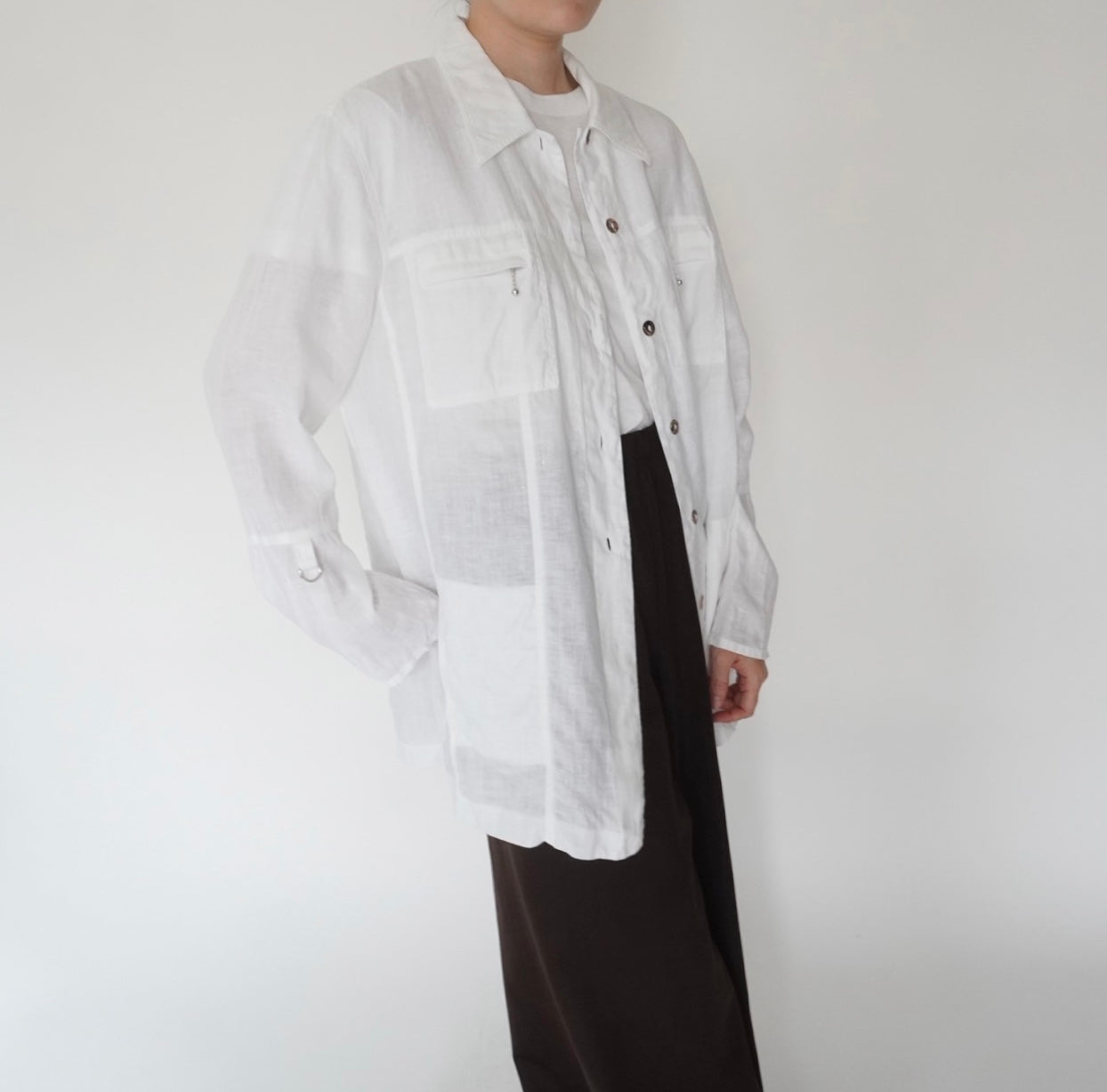 90s EURO Linen Light Jacket