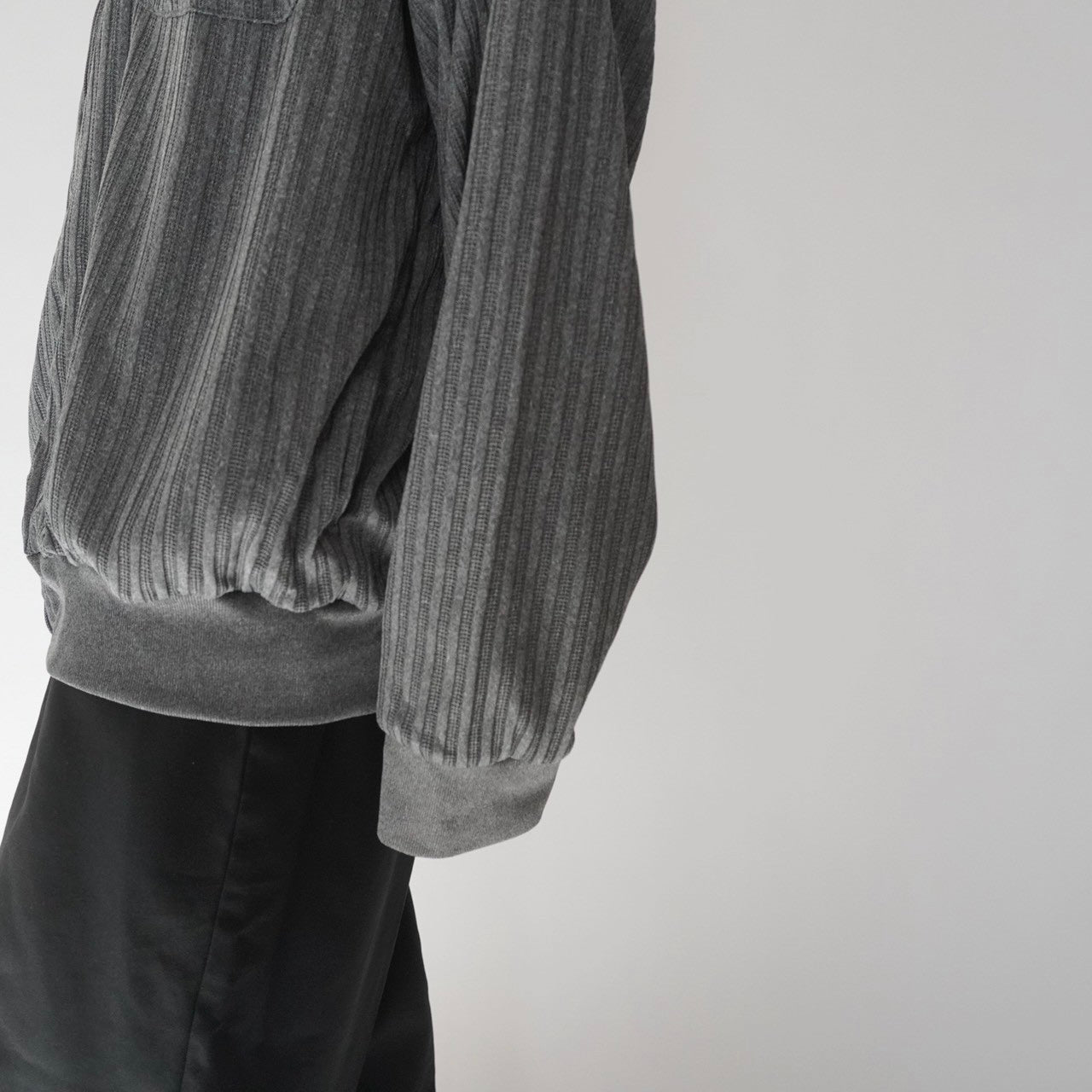90s Ribbed Zip Top