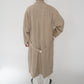 80s Linen Design Coat Made in USA
