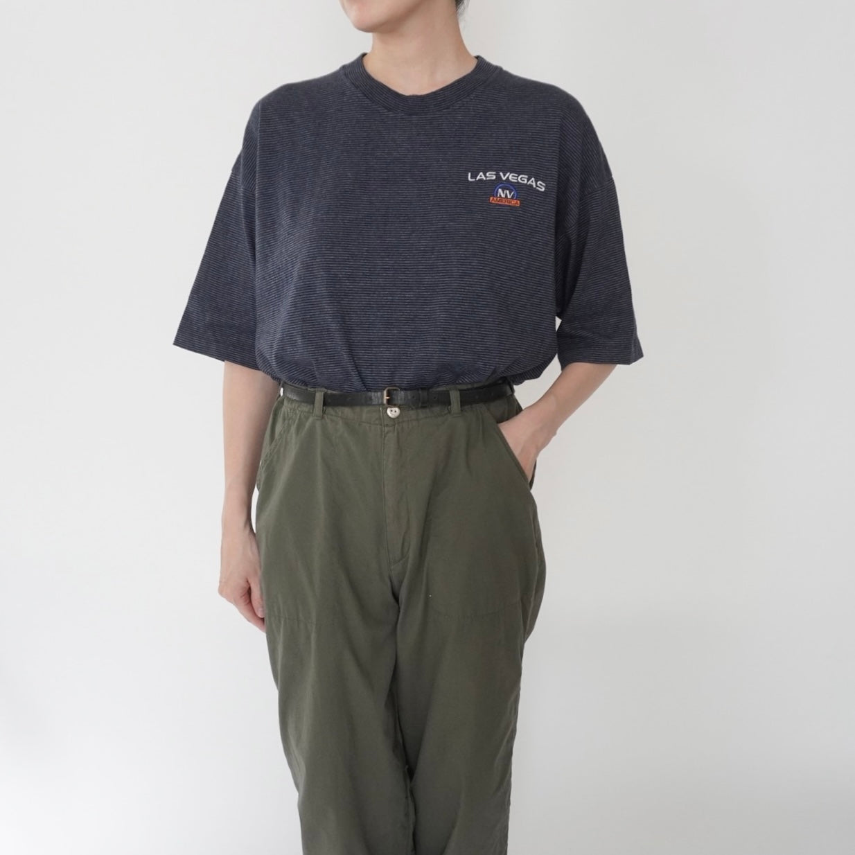 90s Striped T-shirt Made in USA