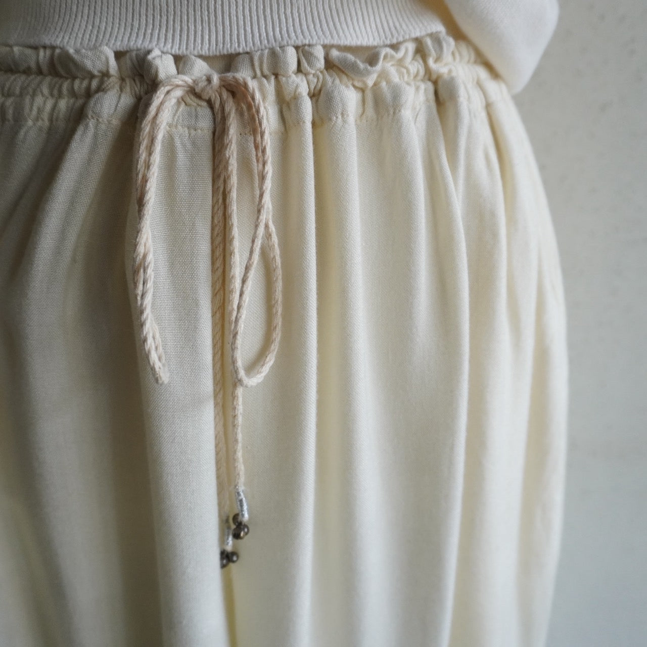 80s Rayon Wide Pants