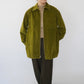90s Velour Zip Shirt Jacket