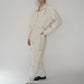 80s EURO Design Ivory Jumpsuit
