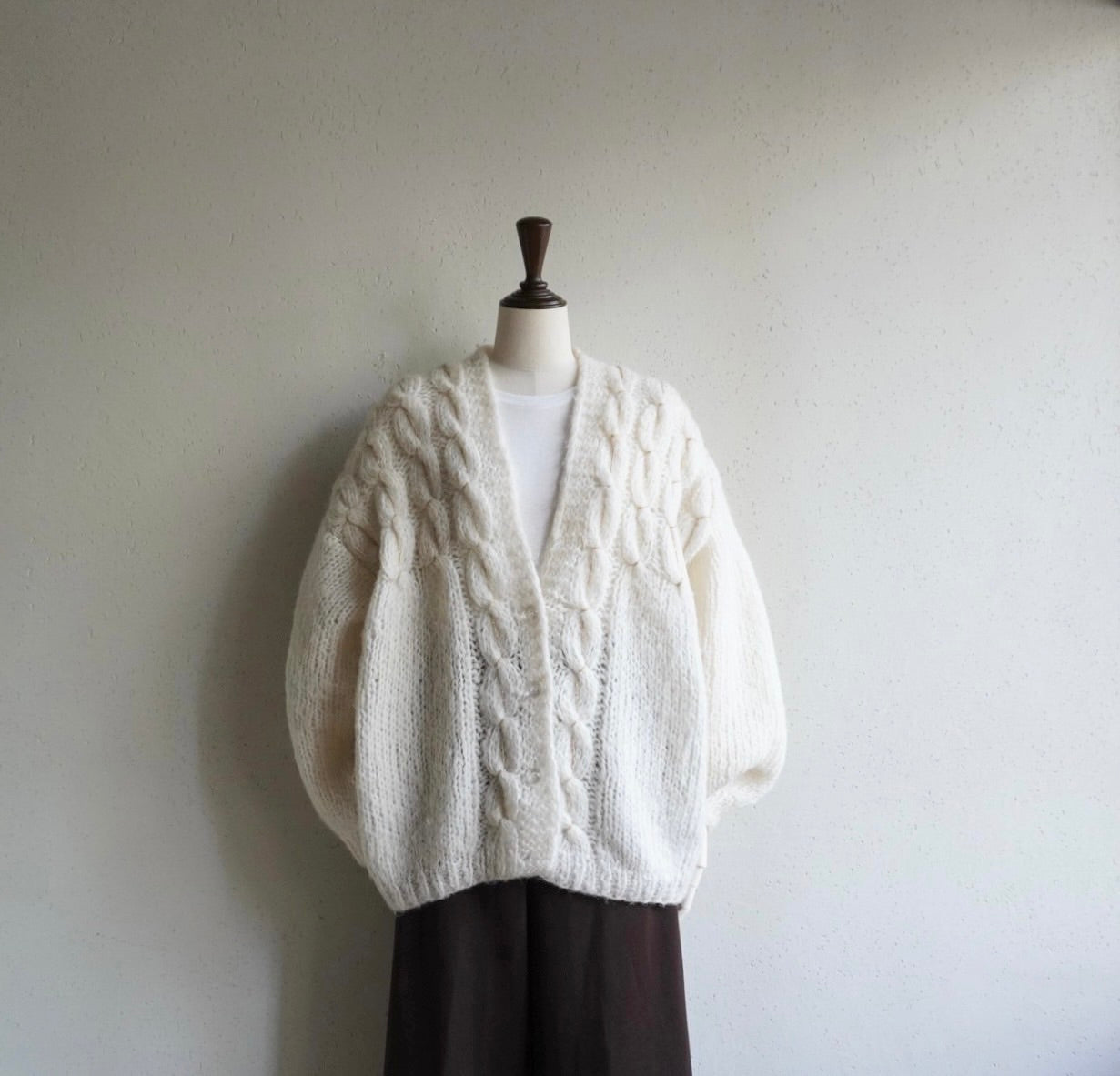 80s Design Knit Cardigan