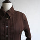 90s Pleated Design Shirt