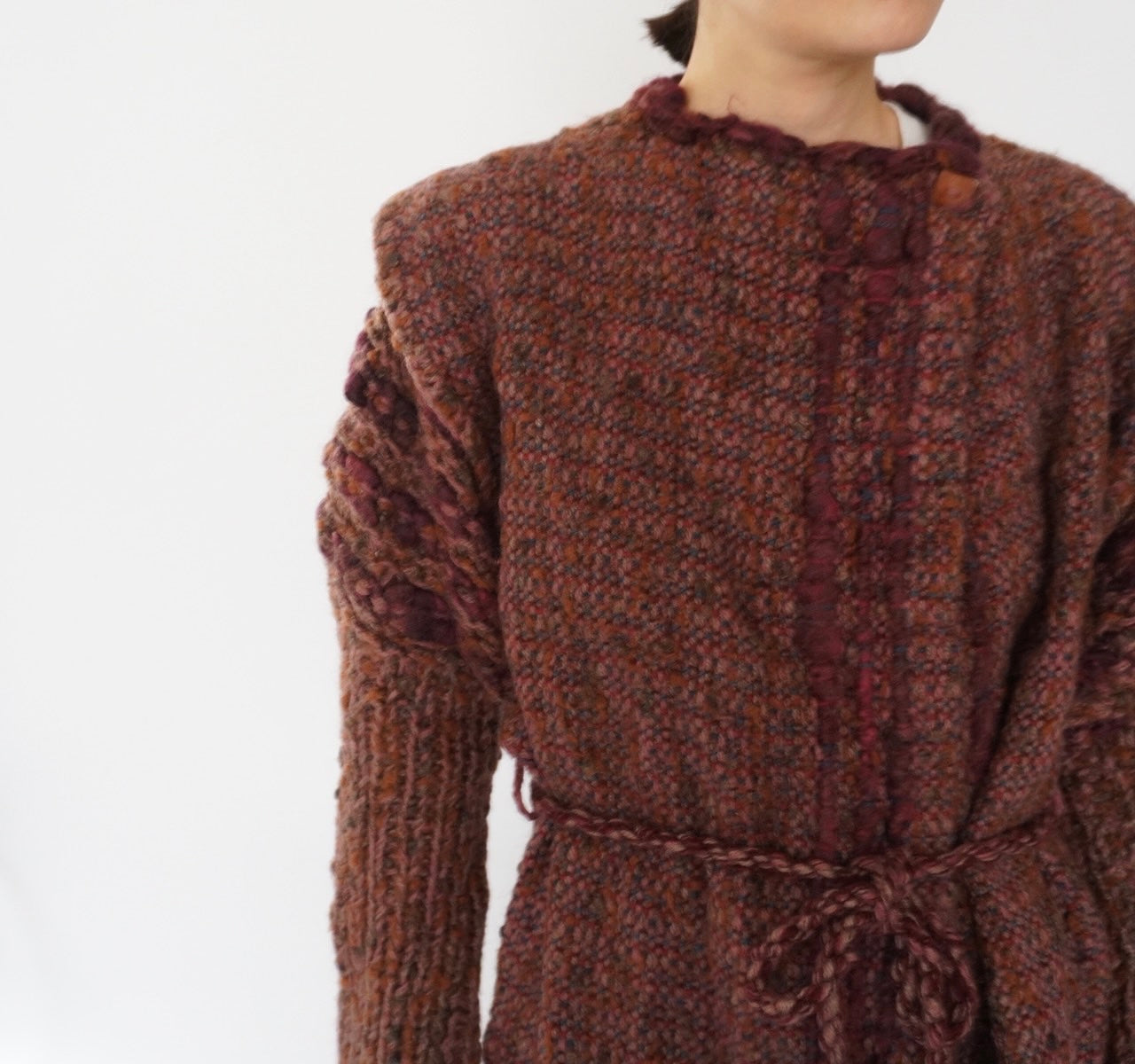 70s80s Woven Knit Jacket