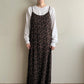 90s Printed Rayon Dress Made in USA
